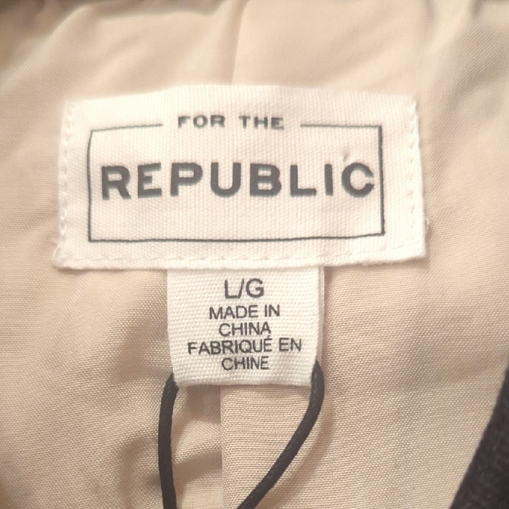 For The Republic Beige and Black Jacket - Picture 3 of 7